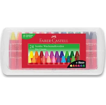 Kresba Voskovky Faber-Castell trojhranné Jumbo 24 barev