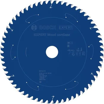 Příslušenství k pile Bosch Pilový kotouč EXPERT Wood cordless, 254 × 2,1/1,6 × 30 mm, T60 Professional (2608902177)
