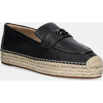 Dámské polobotky Kožené espadrilky Coach Camilla CR045.BLK černá 99X, EUR 36
