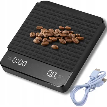 Kuchyňská váha Kuchyňská váha elektronická USB-C 3 Timer Silikonová podložka Přesná