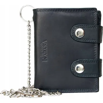 Peněženka FLW peněženka z pravé kůže černá - muž