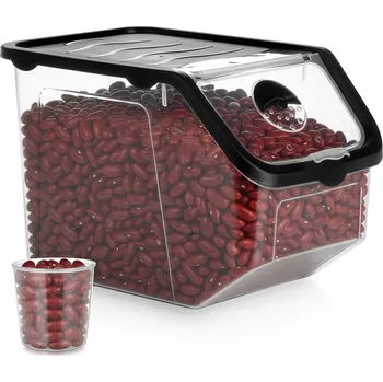 Dóza na potraviny Nádoba na zeleninu a ovoce s víkem průhledný 12 l