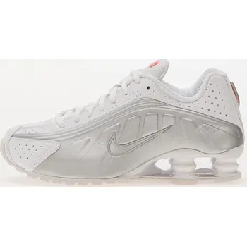 Dámská obuv Tenisky Nike W Shox R4 White/ White-Metallic Silver-Max Orange EUR 44.5