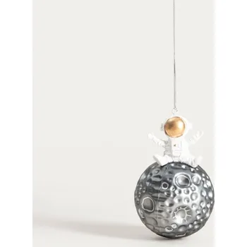 Vánoční ozdoba Závěsná vánoční dekorace GLASSO kosmonaut 754050