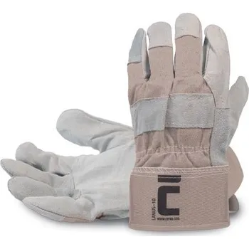 Pracovní rukavice CERVA GROUP a.s. | LANIUS rukavice kombinované - bílá/šedá / 10 / XL / bílá