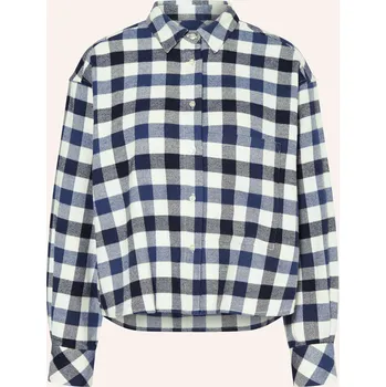 Dámská halenka Emily Van Den Bergh Dámská Košilová Halenka Z Flanelu, tmavě...