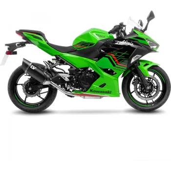 Výfuk pro motocykl 15607BU LV-14 R Black KAWASAKI NINJA 400 (18-23), NINJA 500/SE (24-25), Z 400 (19-23), Z 500/SE (24-25)