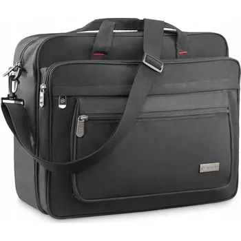 Taška na dokumenty, lehká velká taška do práce dámská pánská černá ZAGATTO