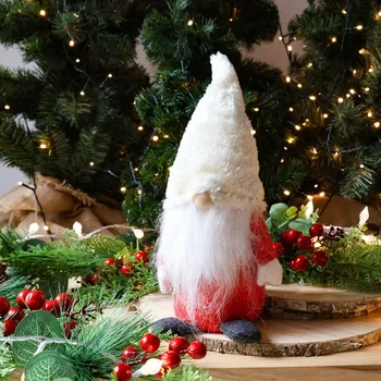 Vánoce Vánoční dekorace Trpaslík, výška: 30 cm, červená&nbsp;42290