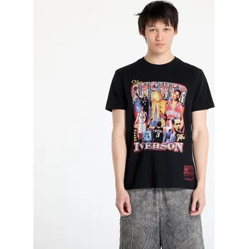 Pánské tričko Tričko Mitchell & Ness NBA 76Ers Allen Iverson Bootleg Tee Black L