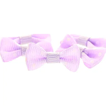 Stuha Mašlička puntík světle fialová