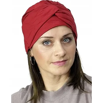 Čepice Hotová čepice turban Sara cihlová 214 z bambusu pro každou ženu