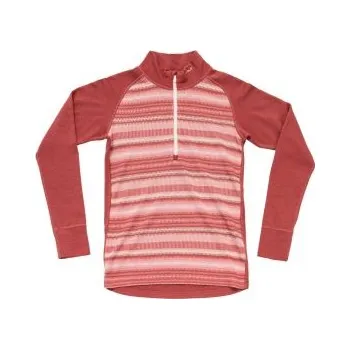 Devold SIGNATURE dámský rolák s půlzipem Marsala