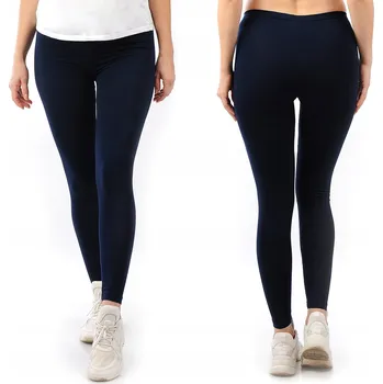 Dámské legíny Dámské dlouhé legíny Legíny LAEMI 461 Tmavě modré 5XL