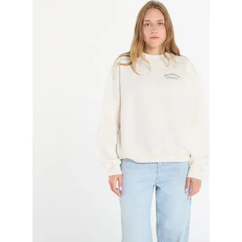 Dámské oblečení Mikina New Balance Linear Heritage Fleece Crew Permafrost M