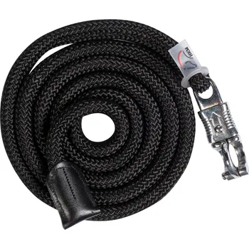 Vybavení pro koně HKM Vodítko Carlotta HKM, s panic karabinou, 1,8 m, černé