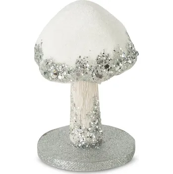 Vánoční dekorace Vánoční figurka HŘÍBEK stříbrný