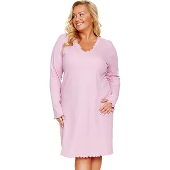 Dámské noční prádlo Dámská noční košile Doctor Nap TB.7325 Barva: Růžová, Velikost: 2XL