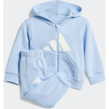 ADIDAS Souprava na zip pro nejmenší 18 MĚSÍCŮ MODRÁ