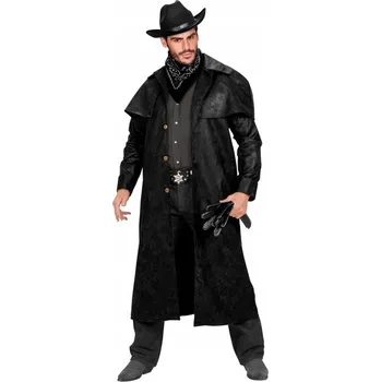 Dámský kabát KOŽENÝ KABÁT KOVBOJSKÝ WESTERN XL