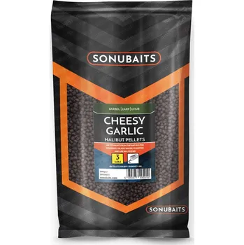 Sonubaits Halibut Pelety Sýrový Česnek 3mm 900g