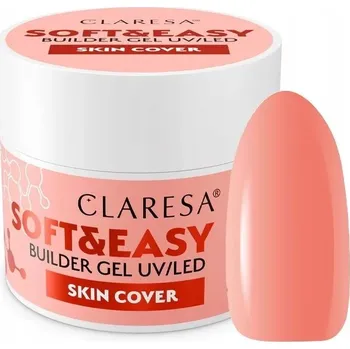 Lak na nehty Claresa Stavební gel Soft&Easy Skin cover 12g Střední teplý béžový s příměsí