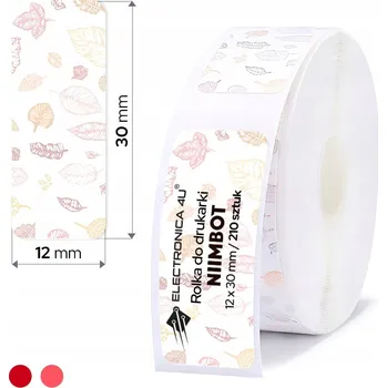 Speciální papír NIIMBOT Štítky Samolepky s obrázkem Javorový List 12 x 30 mm, 210 ks pro D11, D11