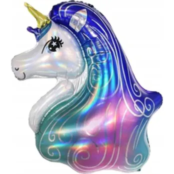 Balónek Fóliový Balónek Jednorožec Dekorace na Narozeniny pro Děti - Helium nebo Vzduch