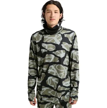 tričko Burton Midweight Long Neck LS - Graffiti Camo L