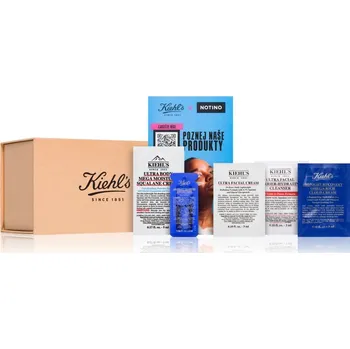 Kiehl's Discovery box Kiehl's Midnight Recovery Cloud Cream noční krém 3 ml + Kiehl's Ultra Body Mega Moisture Squalane Cream hydratační tělový krém 5 ml + Kiehl's Midnight Recovery Concentrate noční regenerační sérum pro všechny typy pleti včetně citlivé