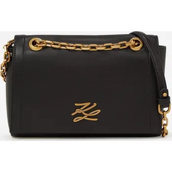 Kabelka KABELKA KARL LAGERFELD K/AUTOGRAPH SHOULDERBAG BLACK/GOLD