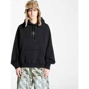 Pánská mikina Mikina Marcelo Burlon County Goth Boxy Hoodie Black/ Deep Green XL