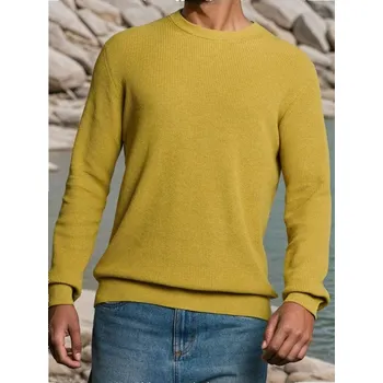 Pánský svetr Sinsay - Bavlněný svetr basic - jantarová - 782FZ-18M - 782FZ-18M-M