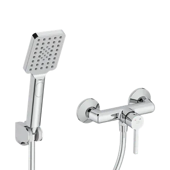 Vodovodní baterie Laveo Sprchová baterie Alita se sprchovým setem - BVA_041D, chrom