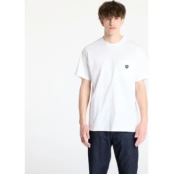 Pánské tričko Tričko Carhartt WIP S/S Pocket Heart T-Shirt White/ Black M