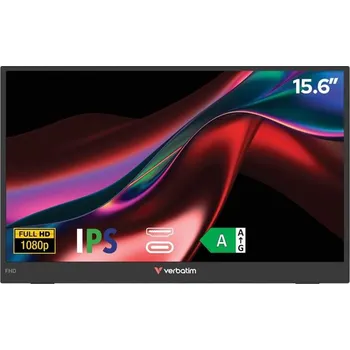 Monitor Verbatim PM-15 Přenosný monitor 15,6" Full HD 1080P, černá