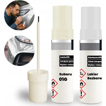 barva a nátěr na dřevo Opravná sada SUBARU 01G - Pro opravy drobných škrábanců a oděrek SREBRNÁ (Stříbrná)