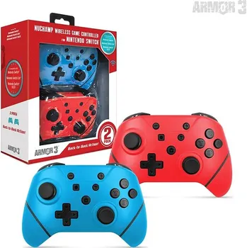 Gamepad Armor3 NuChamp Wireless Controller Pack for Nintendo Switch (2in1) (Blue, Red)