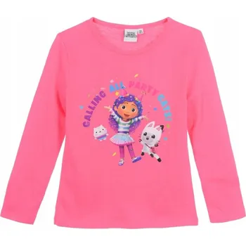 Dívčí tričko Růžové tričko pro holčičku Gábinin Kouzelný Domek vel. 98 cm