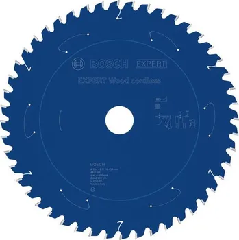 Pilový kotouč Bosch Pilový kotouč EXPERT Wood cordless, 254&nbsp;×&nbsp;2,1/1,6&nbsp;×&nbsp;30&nbsp;mm, T48 Professional (2608902174)
