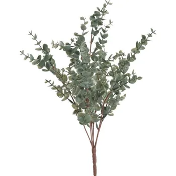 umělá květina Umělý trs eukalyptus 46 cm - šedozelený