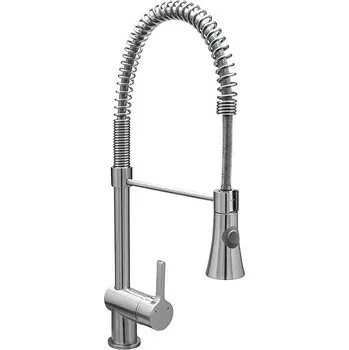 Vodovodní baterie CORNAT Fuerte páková dřezová baterie se sprchou, pružina, nerez, gastro