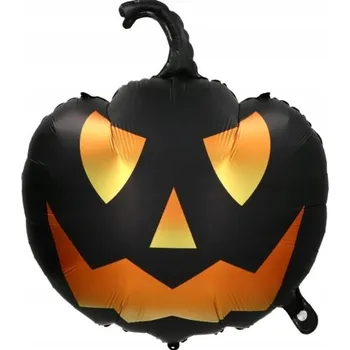 Balónek Fóliový balónek Černá Strašidelná DÝNĚ Halloween Dekorace na párty 79x58cm