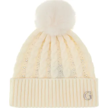Čepice Guess Dámská čepice AW5385POL01-WHI L + 2 měsíce na vrácení zboží