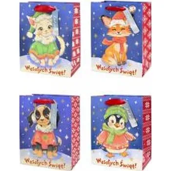 Set školních potřeb Torba QL Boże Narodzenie Zwierzątka MIX