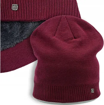 Čepice Pako Jeans zimní čepice beanie červená, univerzální velikost