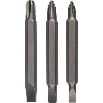 Bit BOSCH hobby Bosch 3dílná sada oboustranných bitů na šrouby s&nbsp;křížovou drážkou Phillips a&nbsp;šrouby s&nbsp;podélnou drážkou (PH, S) (2609255959)