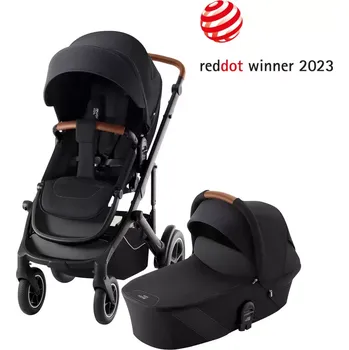 Kočárek Britax Set kočárek Smile 5Z + hluboká korba 2025 Galaxy Black