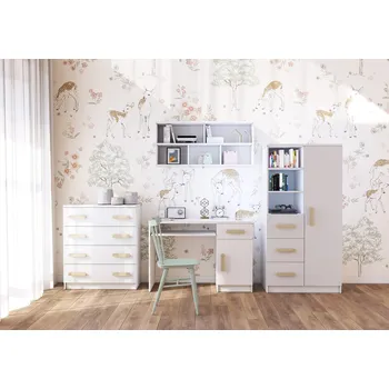 Dětský pokoj Idzczak Dětský pokoj Smyk I - sestava E bílá Vyber barvu: Bílá