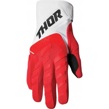 Moto rukavice Dětské rukavice THOR YOUTH SPECTRUM RED XS